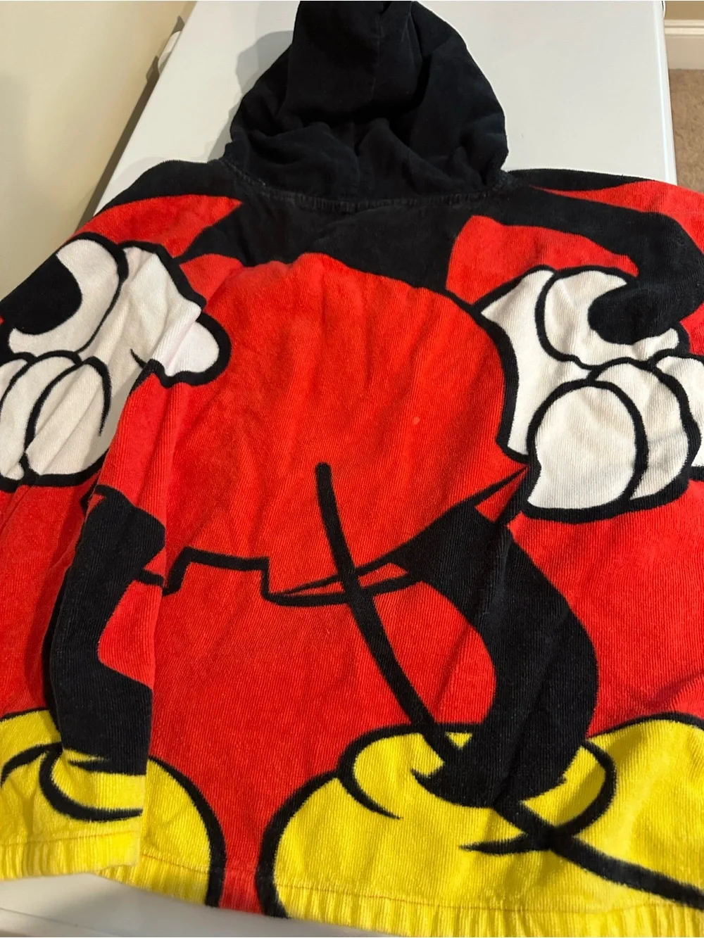 Kids Disney Mickey  Hooded Towel Poncho